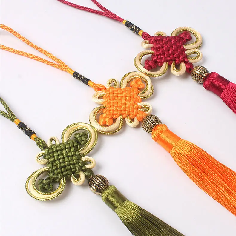 Красивый китайский узел разноцветный ручная работа подвеска для украшения дома