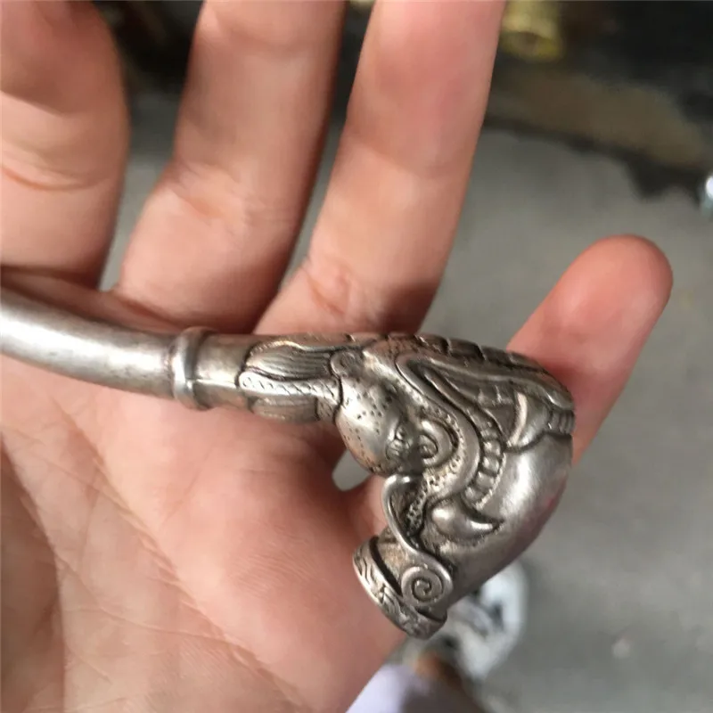 Тибетские Серебряные старые формы для сигарет сухие табачные мешочки