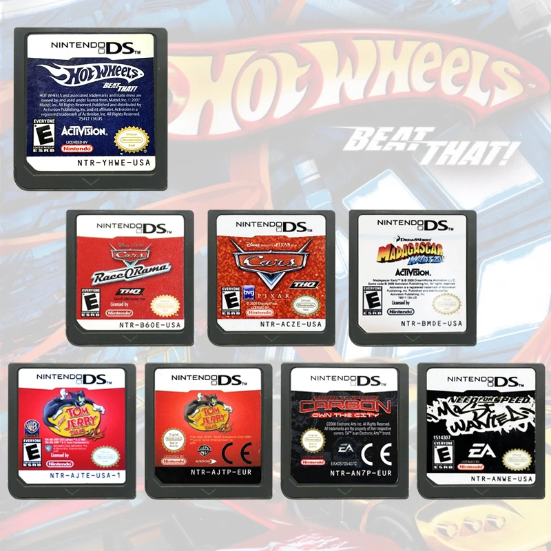 

Video Games Cartridge NDS Game Console Card for Nintendo DS 2DS 3DS Speed Racing Games Series Need for Speed