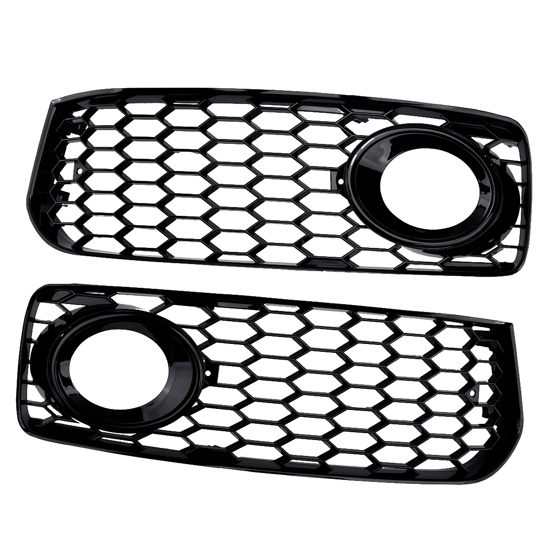 

1Pair Front Lower Bumper Fog Light Grill Cover Trim ABS fit for Audi A5 S-Line S5 B8 RS5 2008 2009 2010-2012 8T0807681 8T0807682