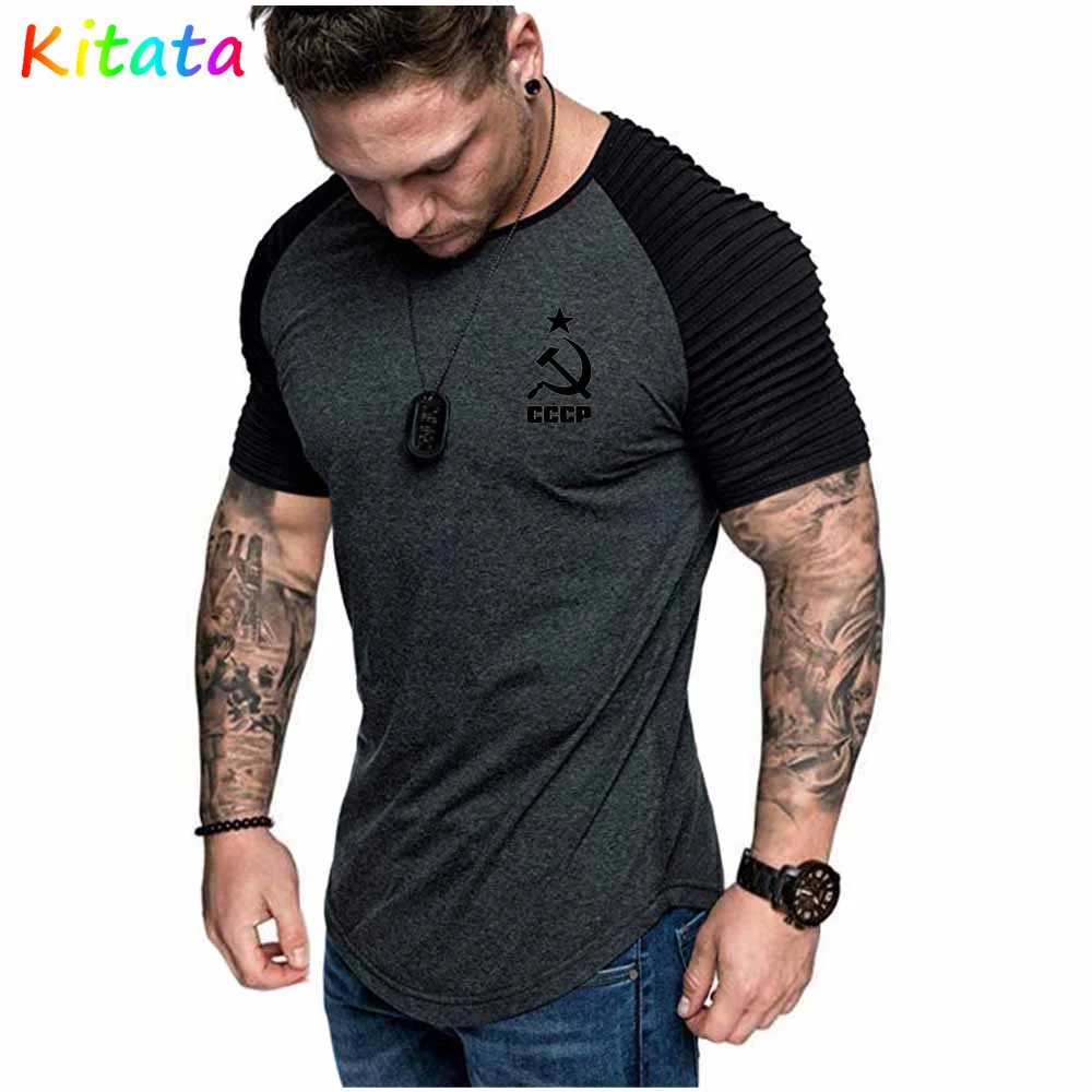 

Men’s 2021New CCCP casual Short-Sleeved Summer stretch Short-Sleeved Formal Wear High-End Lapel men's T-Shirt Light Breathable+9