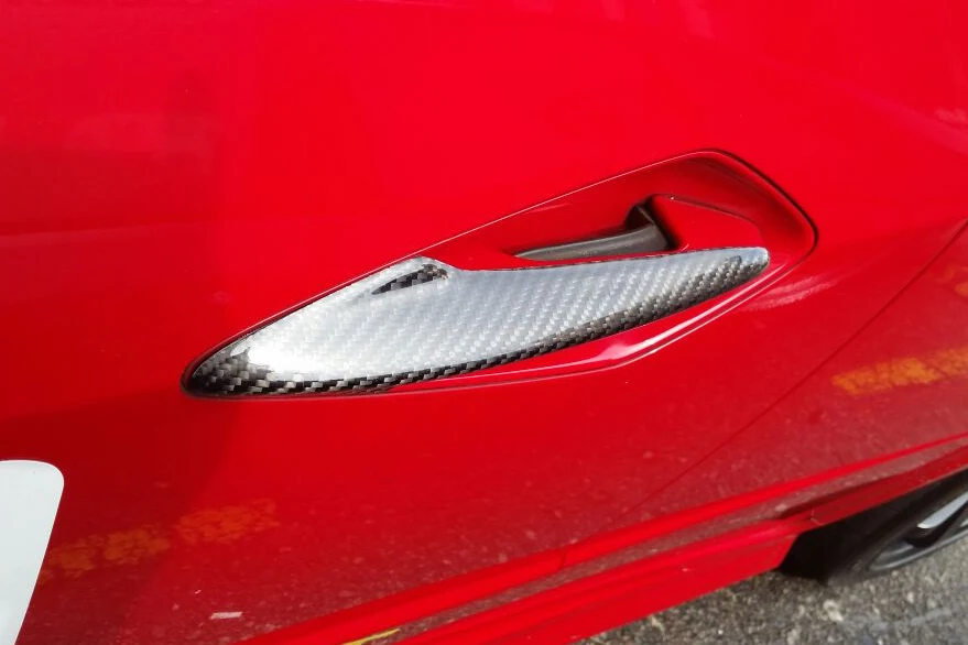 Для Honda Civic FN FK FN2 типа R углеродное волокно наружные дверные ручки крышки Накладка 2006 2007 2008 2009 2010 2011 евро Civic только в том случае