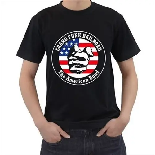 Мужская футболка GRAND FUNK Railway S M L XL 2XL 3XL новинка 2018 модная мужская Harajuku|Мужские