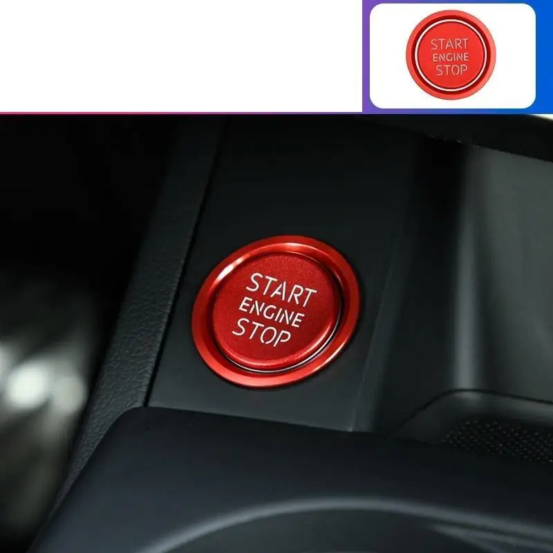 Декоративные модифицированные автомобильные кнопки зажигания хрома внутренняя
