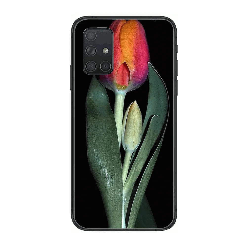 

Beautiful flowers Phone Case Hull For Samsung Galaxy A 50 51 20 71 70 40 30 10 E 4G 5G S Black Shell Art Cell Cover