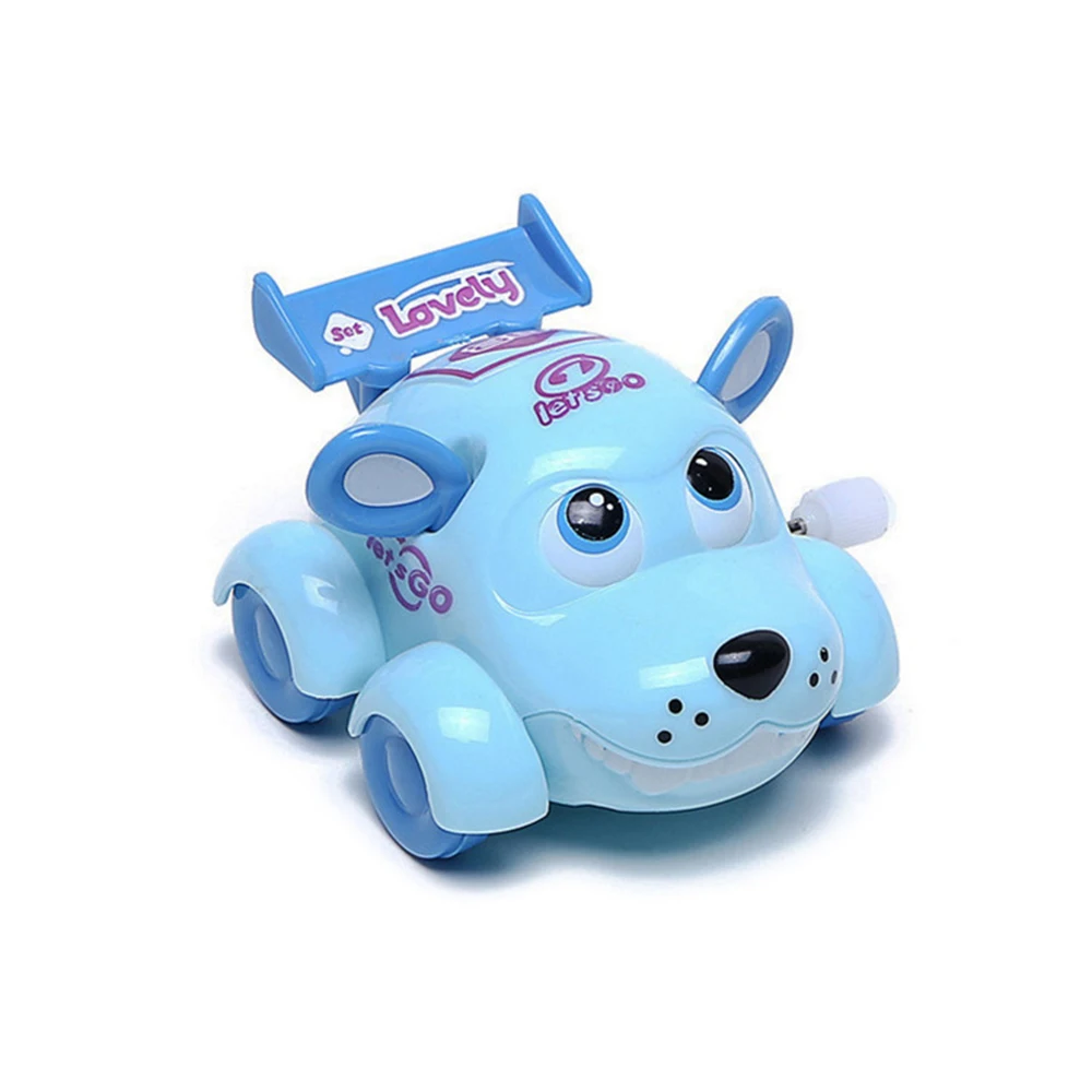 Милая собака мультяшный беговый автомобиль заводная игрушка Классическая
