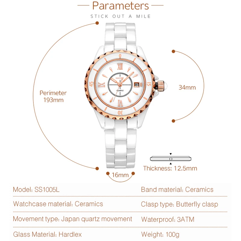 NAKZEN женские часы кварцевые спортивные водонепроницаемые наручные брендовые