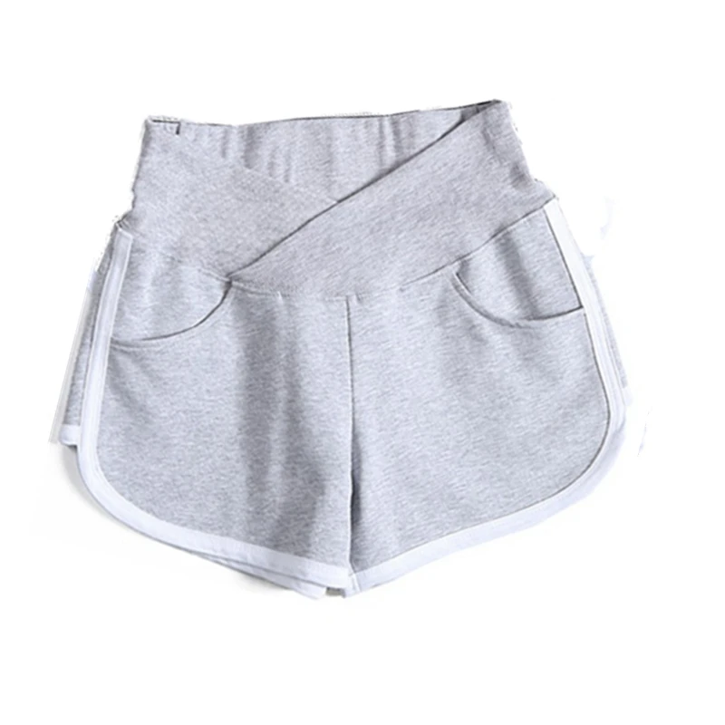 Летние женские шорты для беременных с заниженной талией отдыха и спорта |