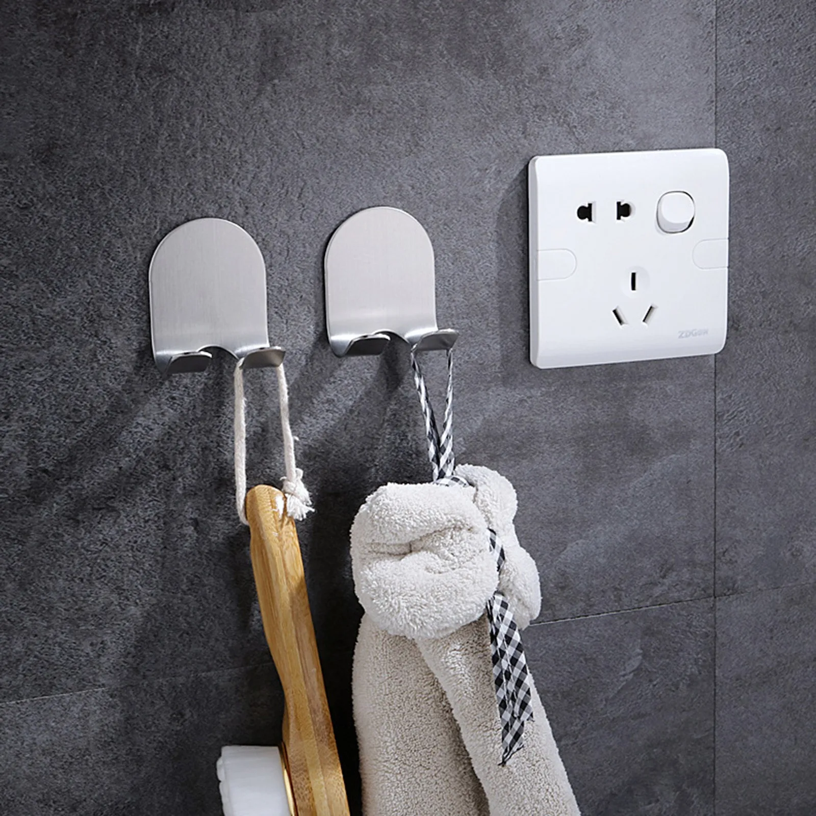 

Водонепроницаемый настенный крючок для ванной комнаты, для бритья, губка, полотенце RobePlug, бесшовные самоклеящиеся крючки, Домашний Органай...