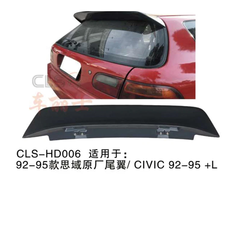 Спойлер заднего крыла для HONDA civic 1992 2000 высококачественный задний спойлер из АБС пластика переднего
