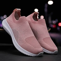 walking shoes womens comfortable soft sole summer slip on set foot mesh shoes sneakers walking shoes