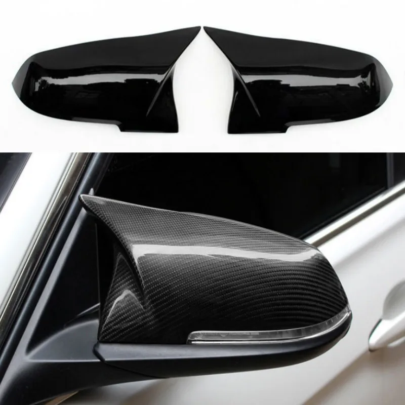 

For BMW 1 2 3 4 X M Series Rear View Side Mirror Cover F20 F21 F22 F23 F30 F32 F36 X1 E84 F87 M2 Carbon Style Car Accessories
