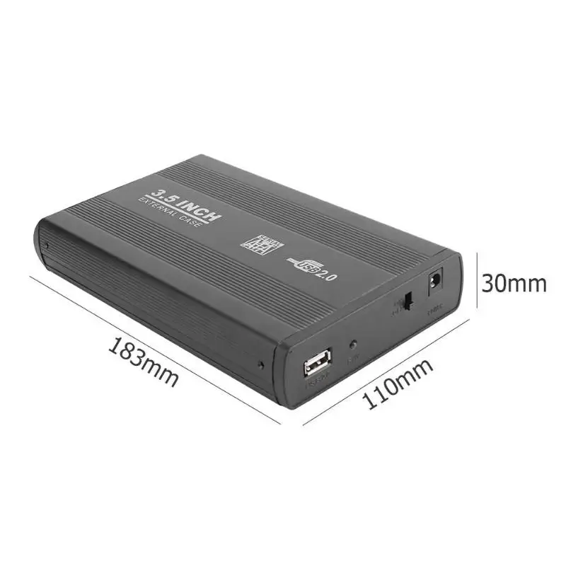 3,5 дюймовый SATA IDE для USB 3,0 высокоскоростной внешний HDD жесткий диск чехол Корпус коробка с Светодиодный индикатор для ноутбука