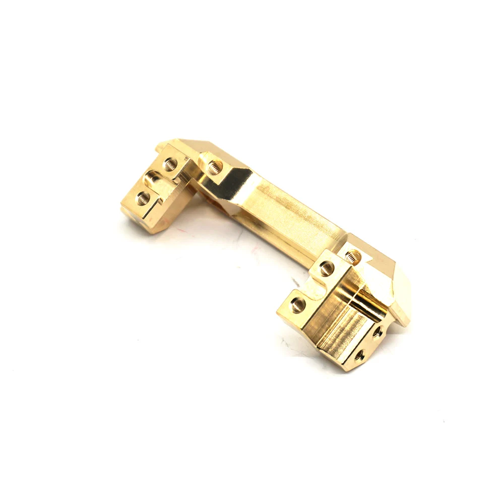 

AXSPEED Front Bumper Mount Gold Servo Relocation Mount For TRX-4 1/10 RC Crawler Car Parts