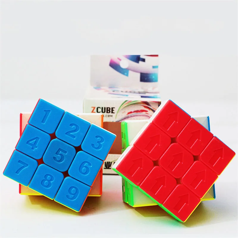 ZCube 3x3x3 Количество стрелы резкая скорость головоломка куб твист тест мозга Развивающие игрушки для детей