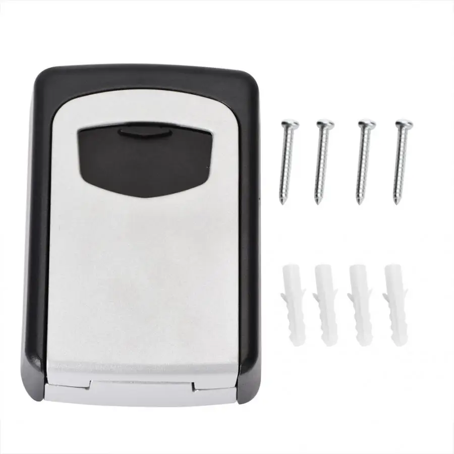 4 значный сейф с паролем Сейф для хранения ключей настенным креплением кодовым