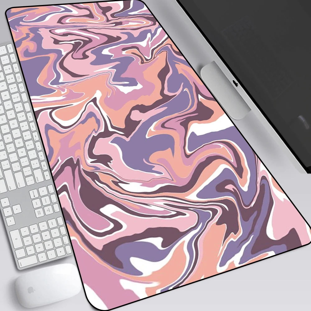 Игровой коврик Liquid Strata Art большой для мыши игровой компьютерный 30 х60 см