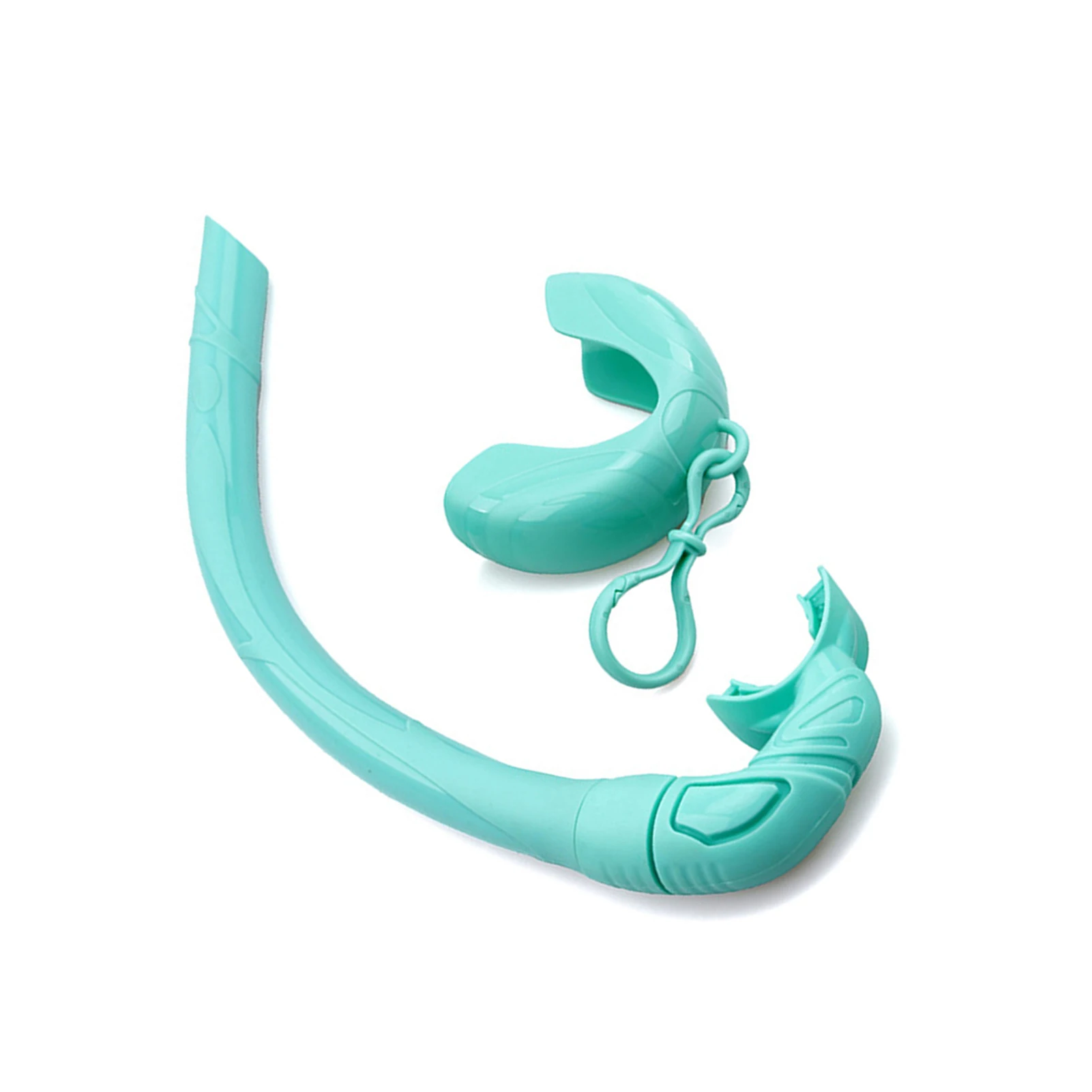 

Silicone Foldable Snorkel Tube Snorkel with Compact Storage Case Women Men Roll Up Snorkel Wet Breathing Tube For Snorkeling