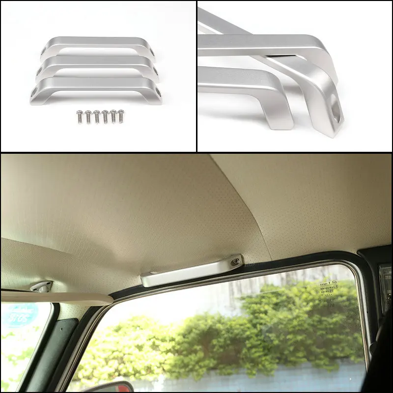 

It is suitable for Lada Niva decoration accessories, and 3 pieces aluminum alloy sets for roof handrails