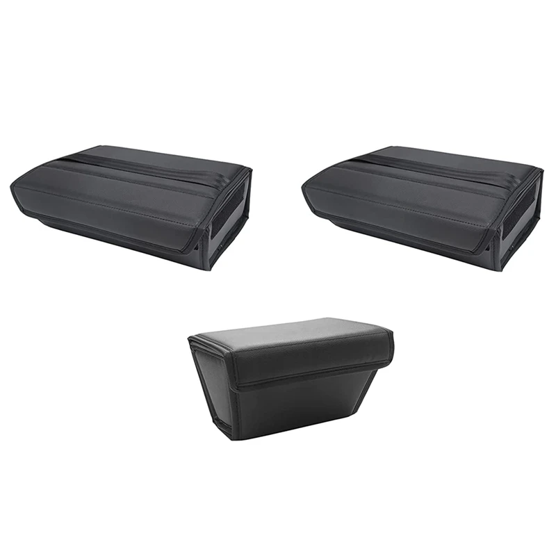 

For Tesla Model Y 2020 2021 Under Seat Storage Box Organizer Accessories for Main Co-Pilot Rear Seat Folding Box,3PCS