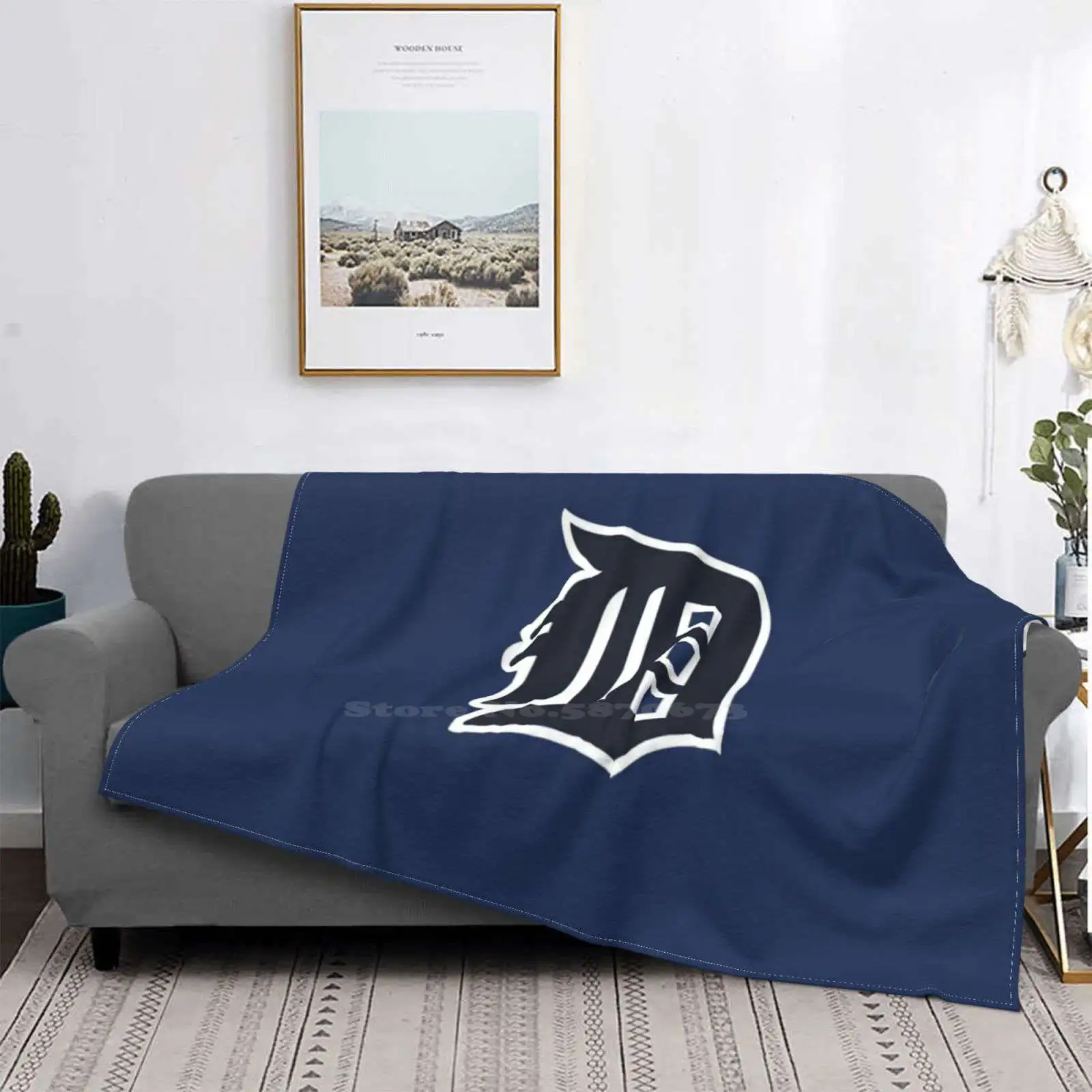 

Merch Detroit Soft Warm Throw Blanket Tigers