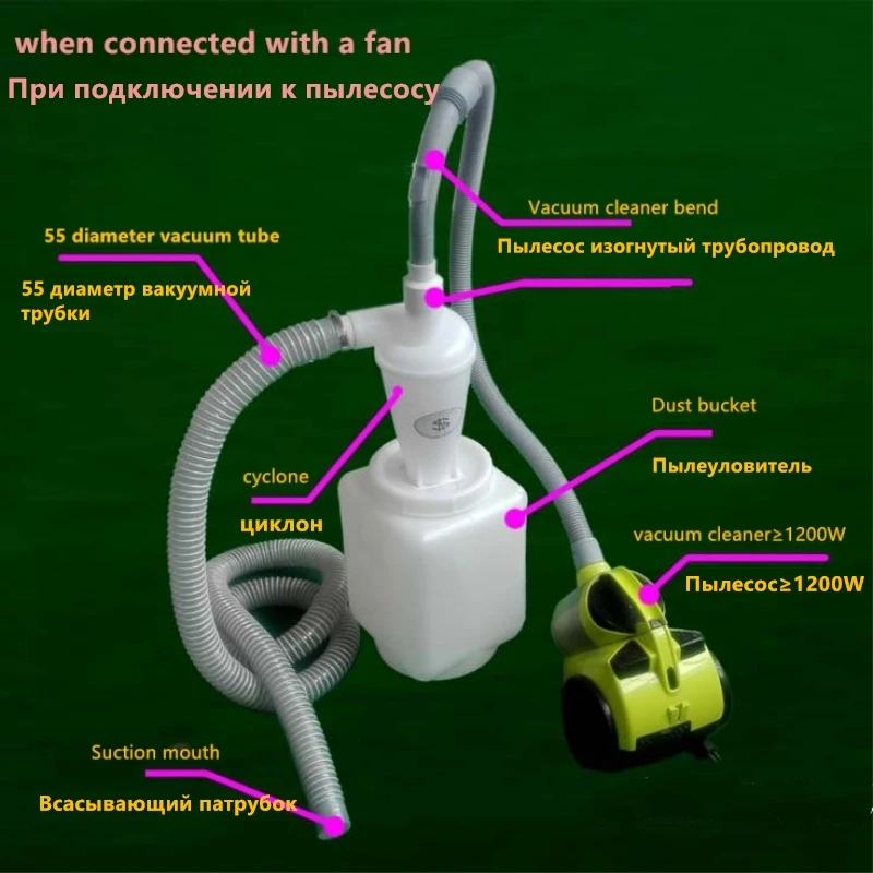 Циклонный фильтр для пылесоса SN50T поколения промышленный и бытовой пылесборник