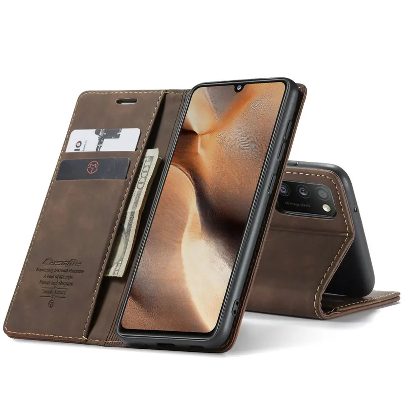 Чехол для Samsung A42 A32 A52 A72 5G Folio кожаный бумажник Galaxy A41 A12 A21S A51 A71 флип-чехол телефона