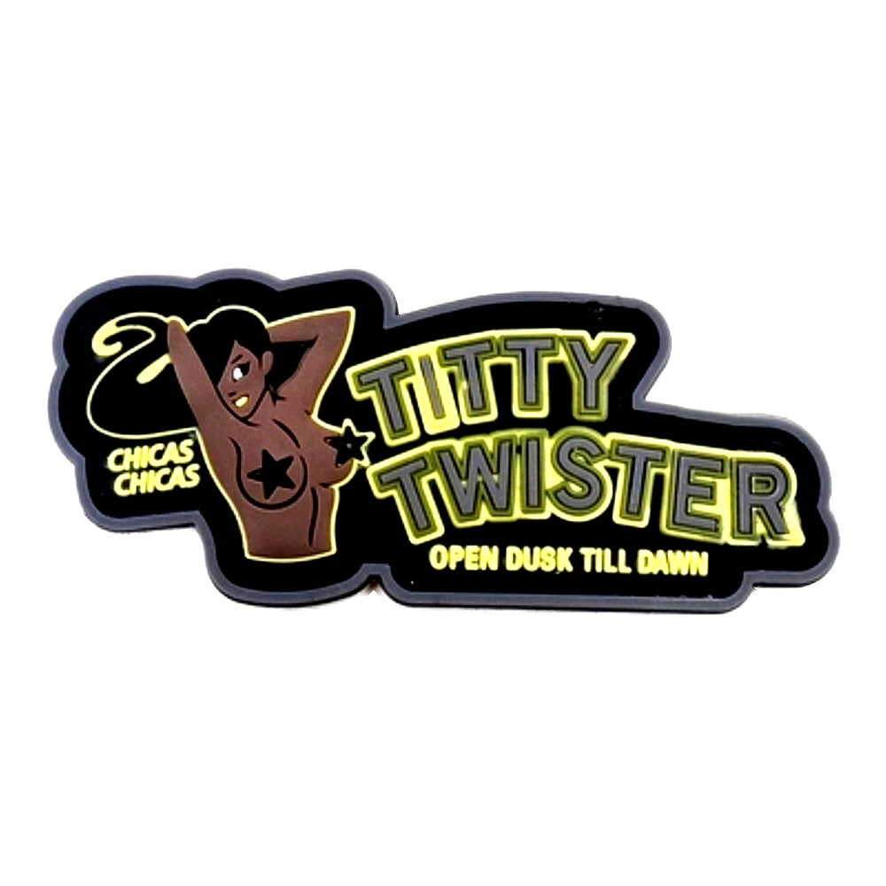 TITTY TWISTER ПВХ патч нарукавная нашивка Военная декоративная швейная Аппликация