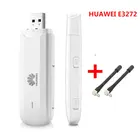 Разблокированный USB-ключ Huawei E3272 4G LTE, новинка, Wi-Fi, Sim-карта, модем 150 Мбитс, 4G, USB-ключ, карта передачи данных PK e8372 + антенна 2 шт.