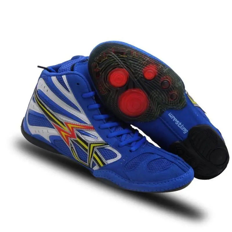Новый профессиональный Для мужчин туфли для Реслинга Дышащая высокое качество