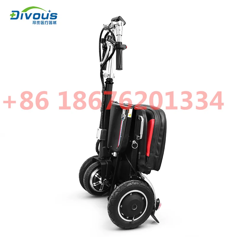 Модная Высококачественная складная электрическая инвалидная коляска на 4 колеса