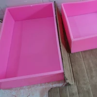 customized silicone soap liner slab molds for cold process melt process soap making
