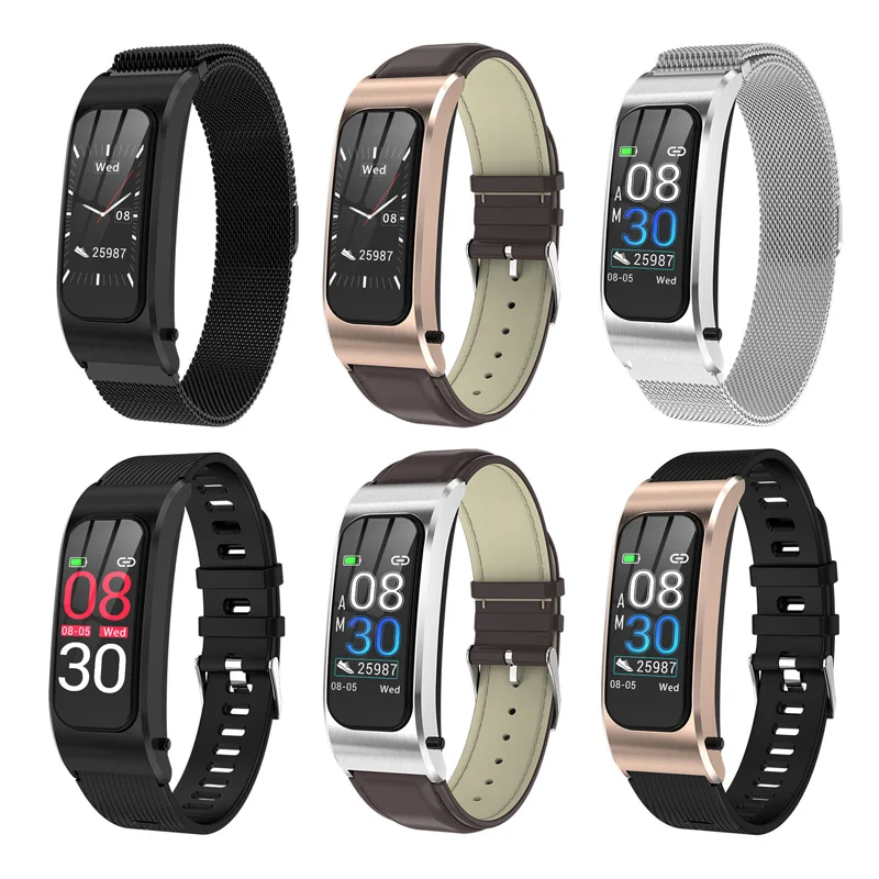 

Smart Watch R21 Bluetooth Phone Call Answer Bracelet Heart Rate Blood Pressure Fitness Tracker Color Men Women Sports Alarm Band