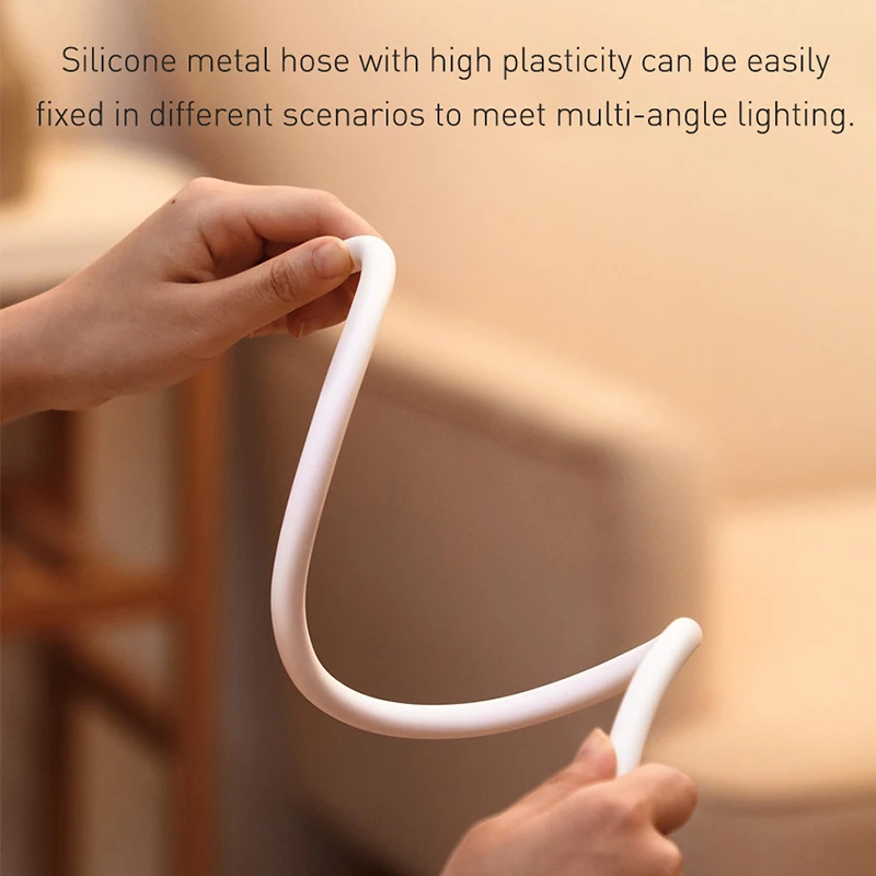 Перезаряжаемая Гибкая Светодиодная лампа 5 В настольная с плавной регулировкой