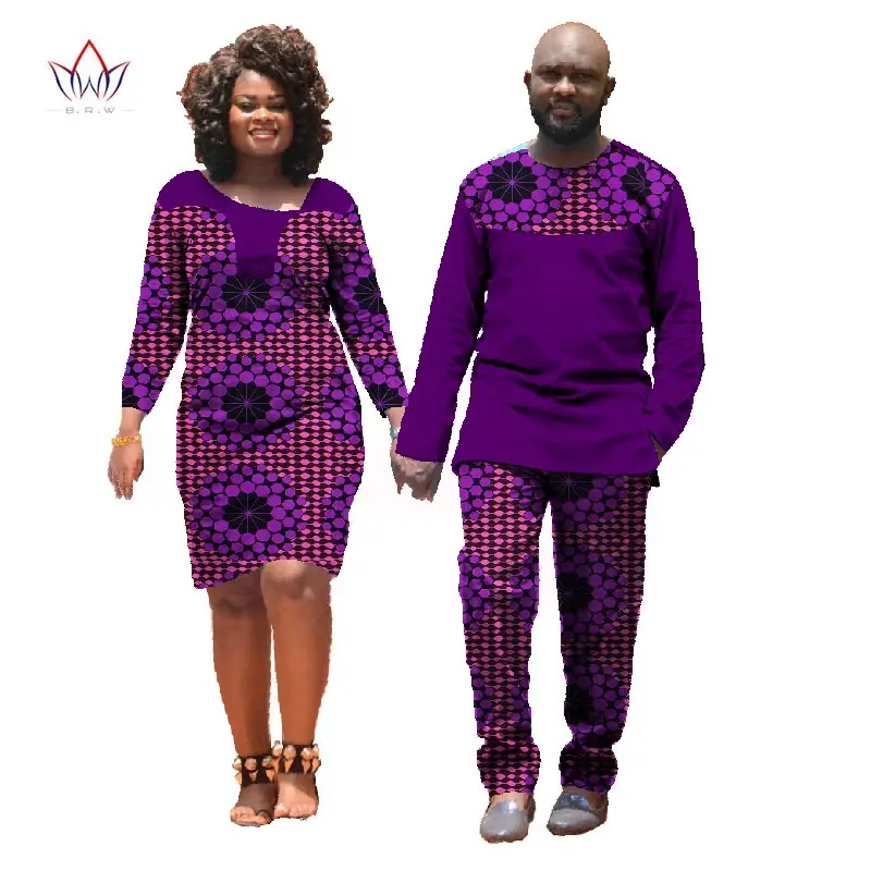 Комплект из обуви в африканском стиле платья для пар Женские летние так и мужчин