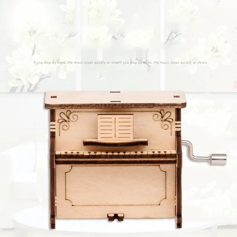 

DIY Grand Piano Toys 3D Wooden Puzzle Toy embly Model Wood Craft Kits Desk Decoration for Children Kids