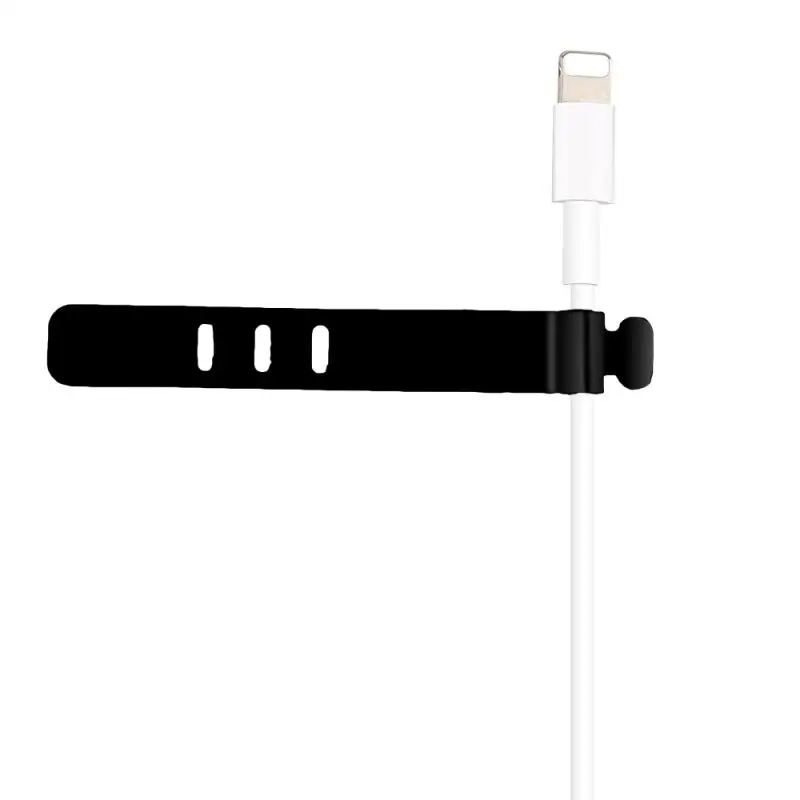Силиконовый зажим для кабеля 5 цветов USB-кабель зарядки и передачи данных
