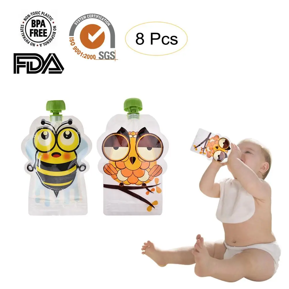 8 шт 150 мл многоразовый герметичный пакет для хранения пищевых продуктов домашний