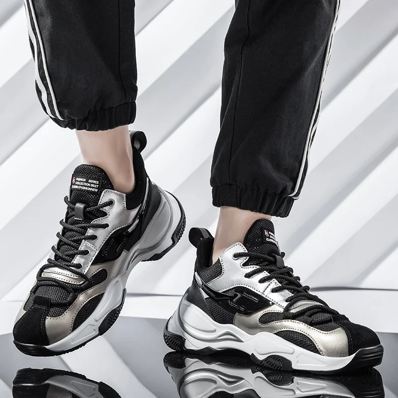 

Кроссовки мужские с шнуровкой, летняя повседневная обувь, дышащие, для прогулок и активного отдыха