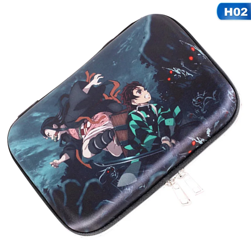 

Japan Anime Demon Slayer Kimetsu No Yaiba Cute Printed Zipper Pen Pencil Bag Case Stationery Gift