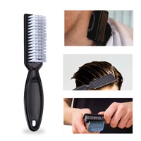 hair brush soft nylon bristles hairdressing tool plastic handle hair cleaning brushes oil hair styling tool home barbershop use