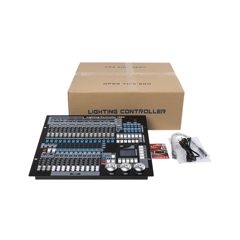 only 1024console Международный стандарт DMX Conlose 1024 для сценического светильник ing DMX 512 контроллер DJ оборудование для перемещения головы светильник Par Светильник COB - Цвет: only 1024console