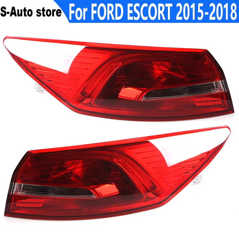 

Rear Brake Tail Light For FORD ESCORT 2015 2016 2017 2018 Taillight Taillamp Rear Light Rear Headlight Inner Outer