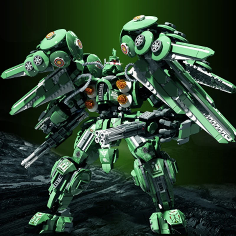 

2020 New DIY Mecha Gundam Deformation Robot Building Blocks Bricks Bumblebee NZ-666 Kshatriya Toys for Kids Christmas Gifts