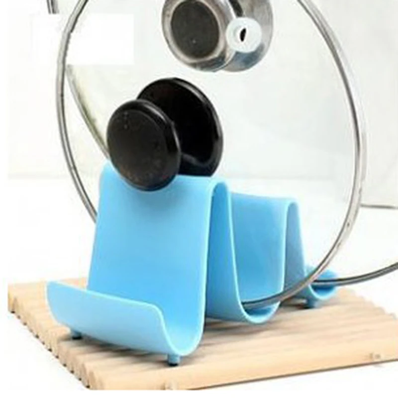 Волнистый стиль сковорода Крышка для кастрюли Подставка ложки подставка крышек