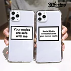 Прозрачный чехол для iPhone 11 Pro Max, SE 2020, 5S, 6, 6S, 7, 8 Plus, 11, X, XS, 12 Pro Max, XR