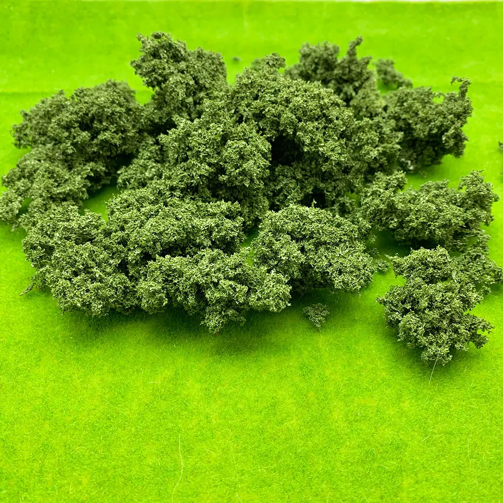 

Tree Powder Model Sponge Cluster for Bushes Shrubs low Ground Cover DIY Scene Making Material Green Plant Tufted Train Layout