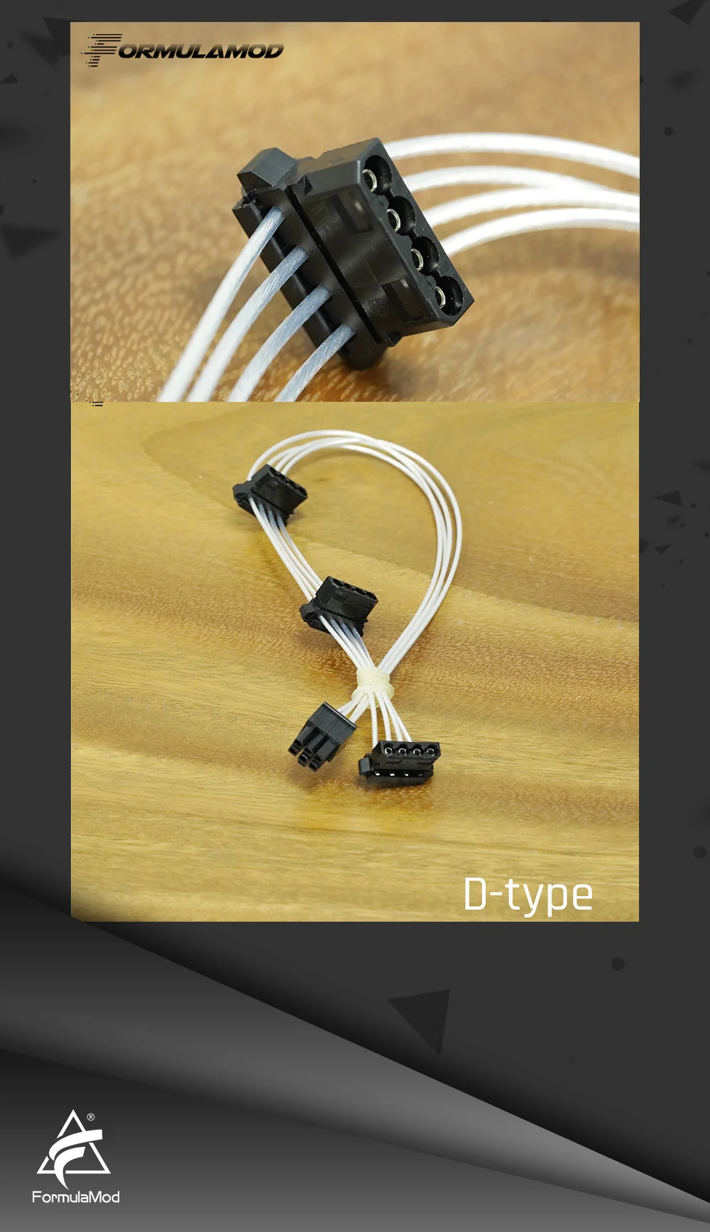 FormulaMod Fm-EVGA-SL, полностью модульные кабели PSU, посеребренный 18AWG, для EVGA G2 G3 G+ Серия Модульных PSU