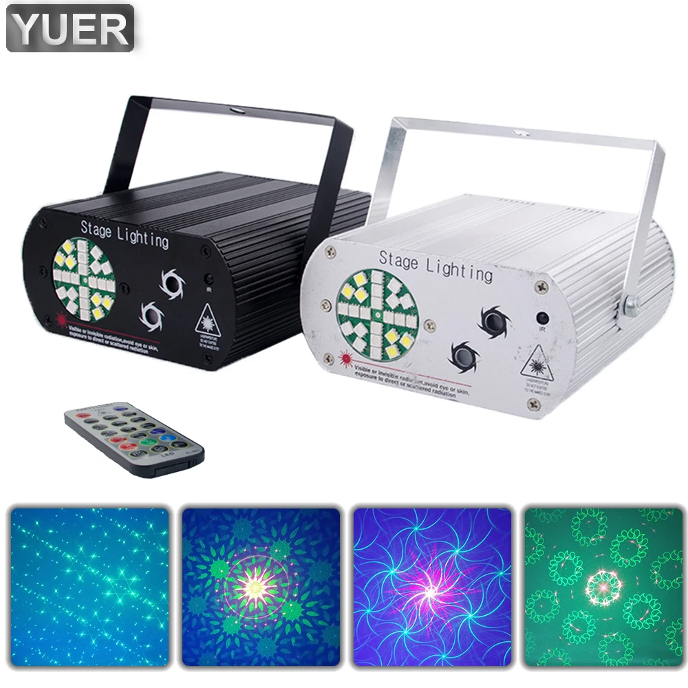 2021 LED RG Laser Strobe Pattern Effect Light For Stage DJ Disco Indoor Outdoor Party Bar Club Music Restaurant Dance Floor