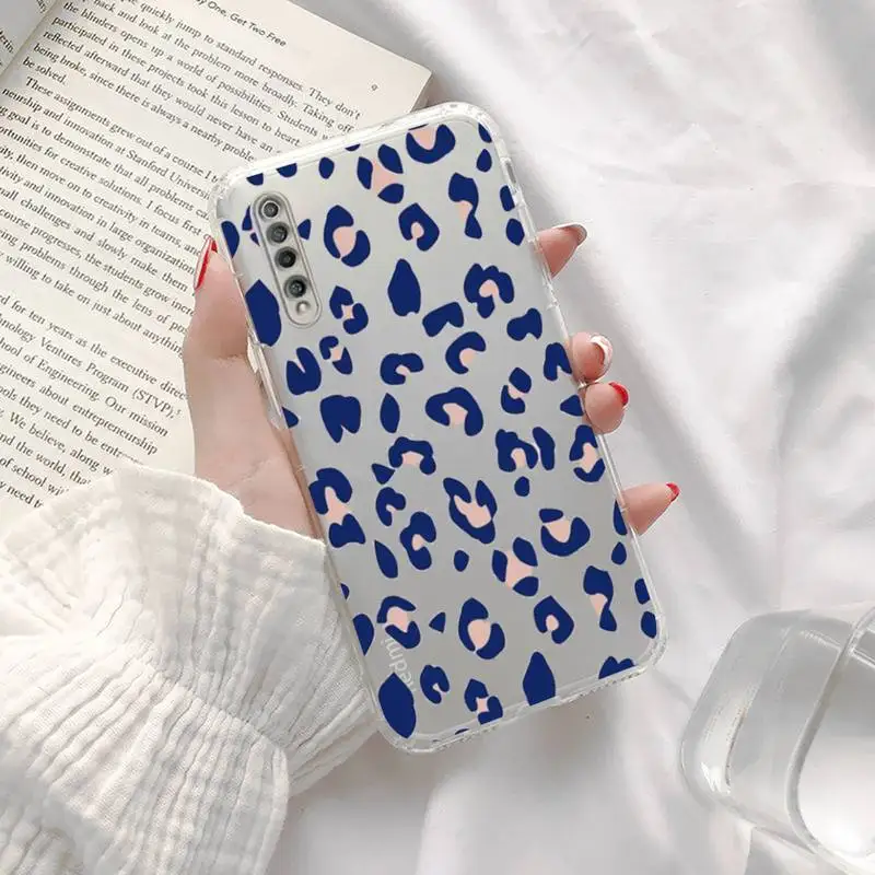 

Leopard Print Phone Case Transparent For Xiaomi Redmi K30 10T 10X 9 9A 8 8A 7 7A 6 K40 T S PRO 5G